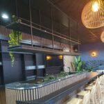 Bureaus en bovenbar voor kantine